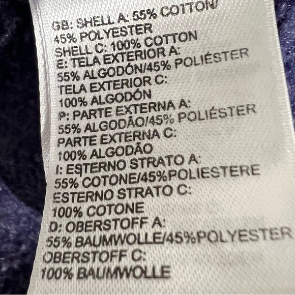 The North Face Women's Small Purple Hoodie with Animal Print Logo Sweatshirt - Picture 8 of 10